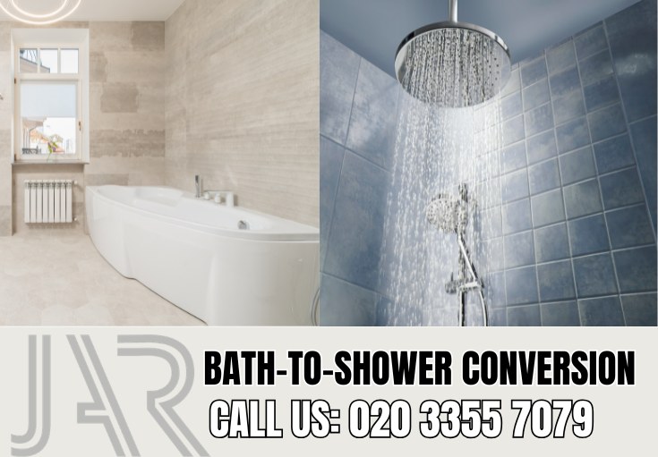 Bath to Shower Conversion by Southkensington Bathroom Fitters