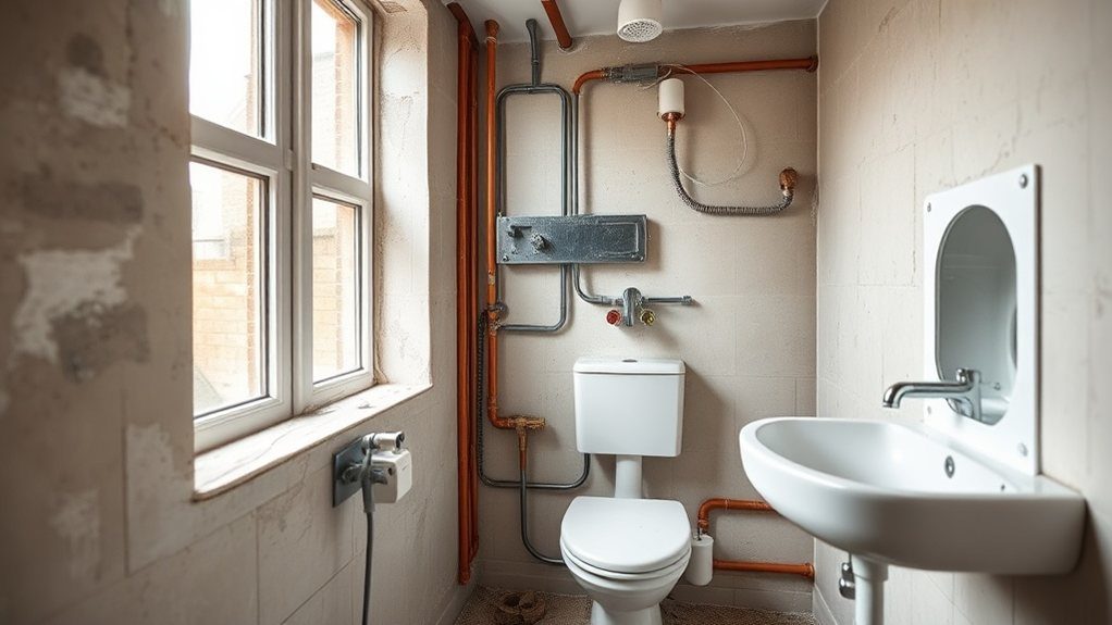 Bathroom Plumbing and Electrics in South Kensington